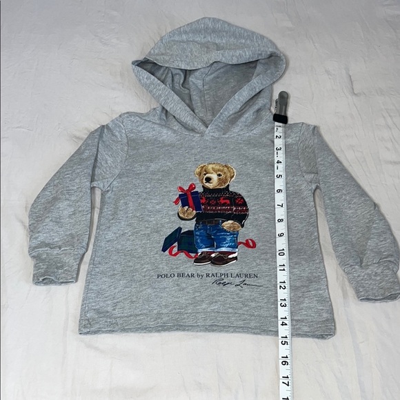Ralph‎ Lauren Gray Sweatshirt with Bear Design - Picture 5 of 6
